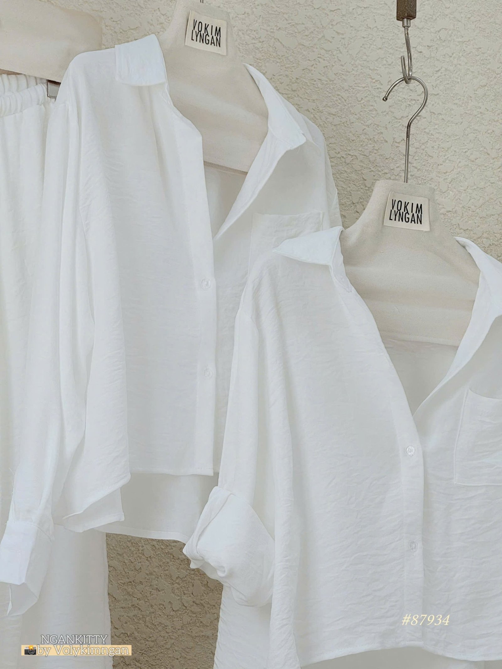 Set sơmi crop linen - Ảnh 7