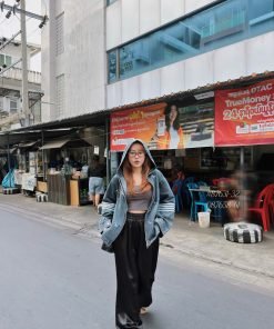 Alternative view of ÁO KHOÁC JEAN CHÓ THOMBROWNE