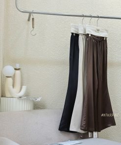 Alternative view of Quần lụa loe dây rút