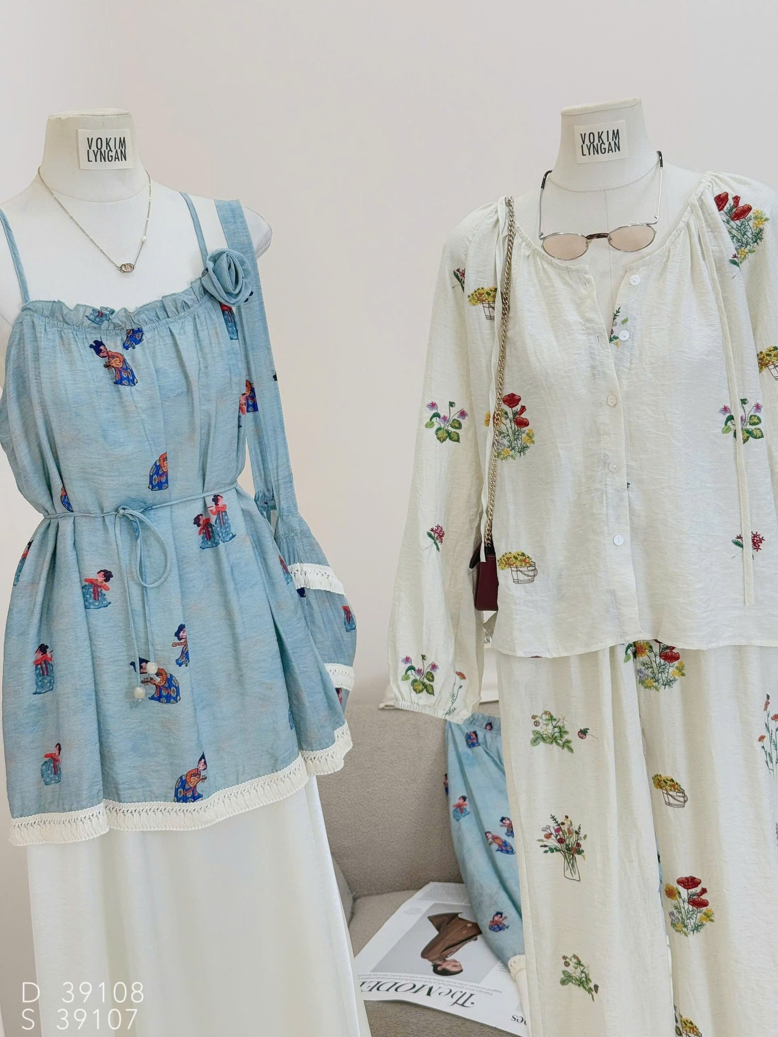 Đầm maxi 2s thêu kèm túi - Ảnh 2