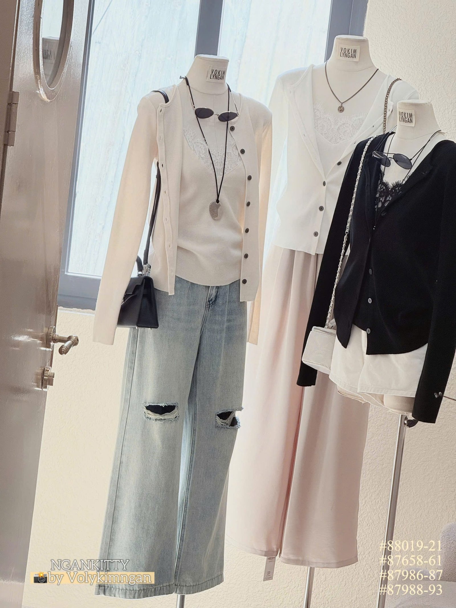 Set áo cadigan monte + 2s ren - Ảnh 11