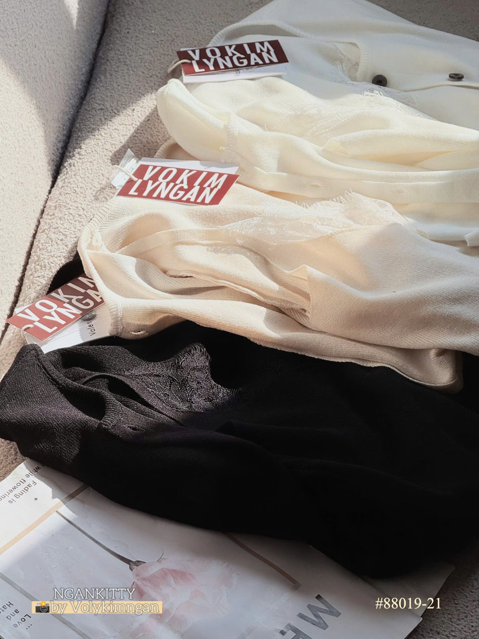 Set áo cadigan monte + 2s ren - Ảnh 2