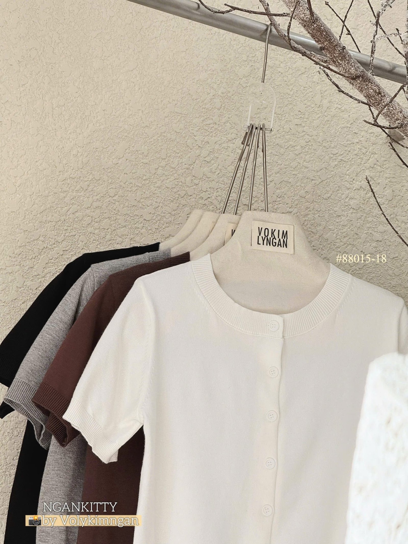 Áo montergi tn nút - Ảnh 9