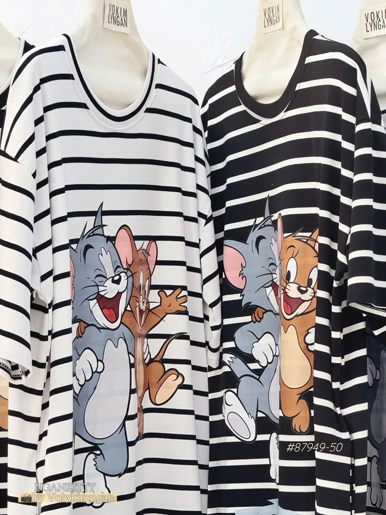 Đầm suông sọc Tom&Jerry - Ảnh 9