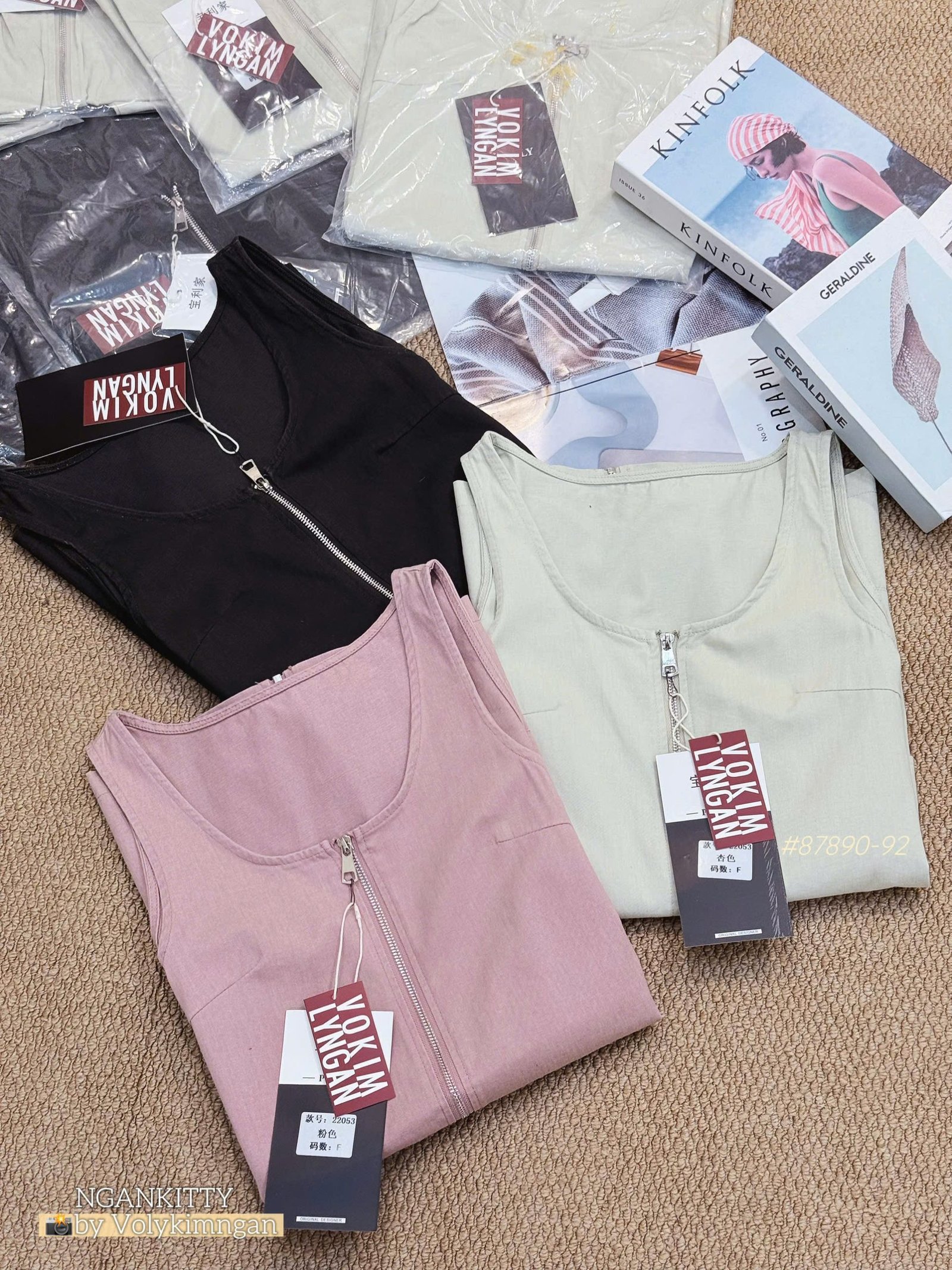 Đầm chữ A sn denim dây kéo - Ảnh 8