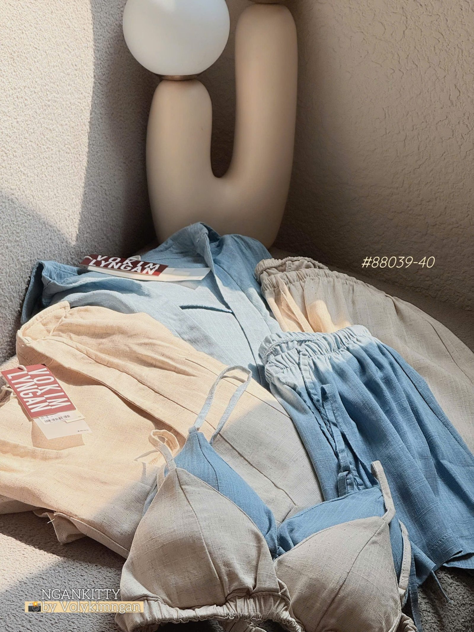 Set short xô cổ V kèm bra - Ảnh 7