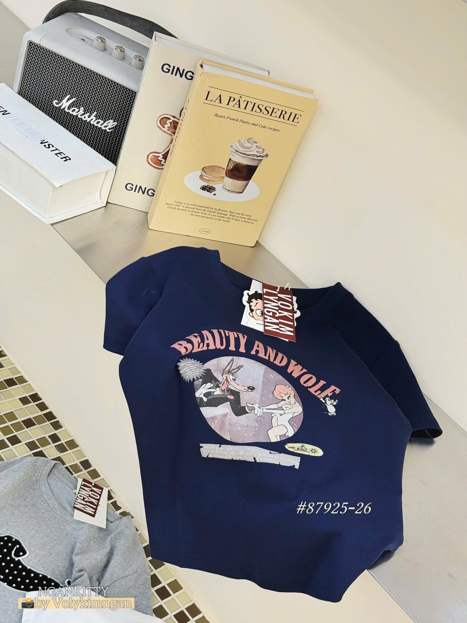 Áo babytee BEAUTY AN WOLF - Ảnh 4