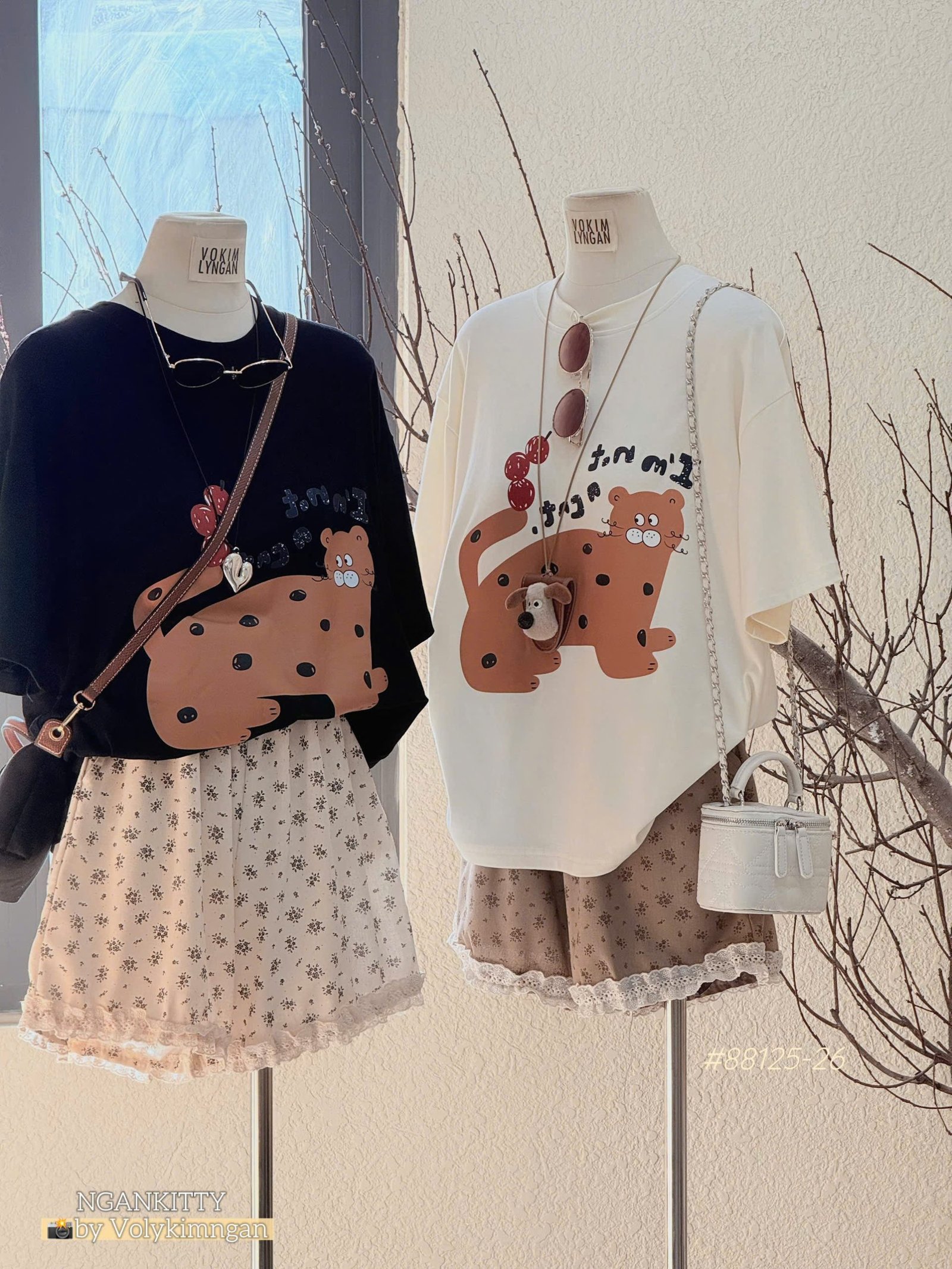 Set Mèo short hoa viền ren - Ảnh 6