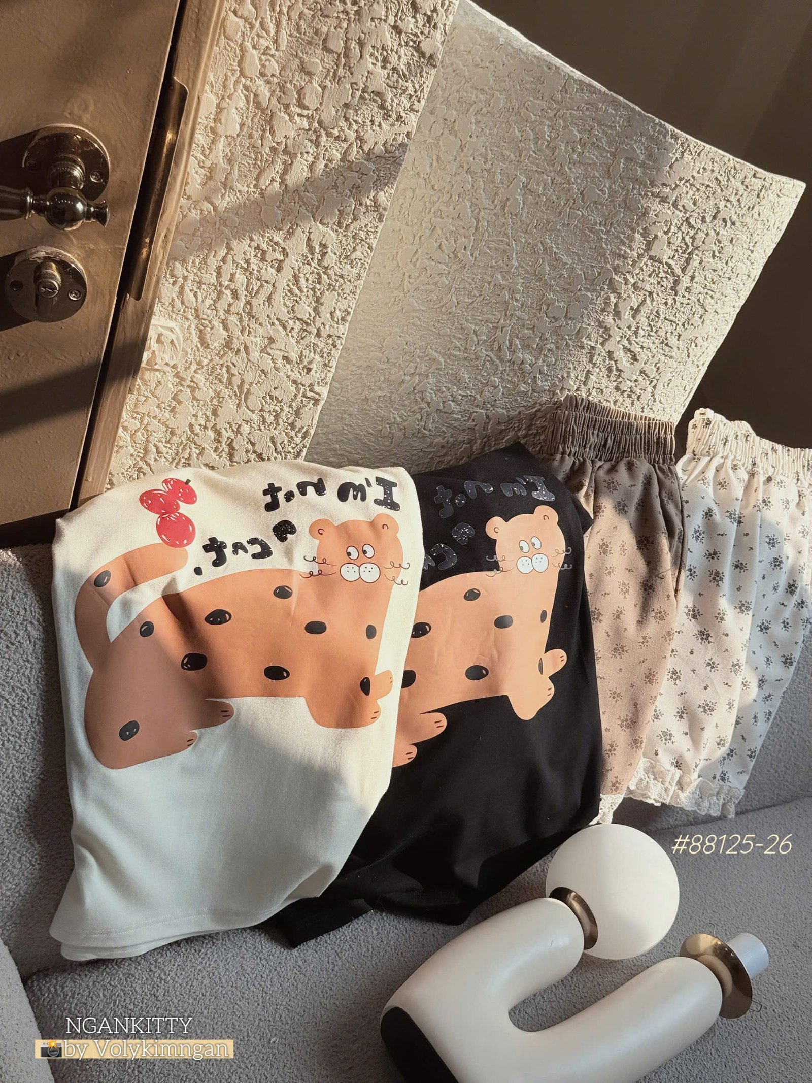 Set Mèo short hoa viền ren - Ảnh 7