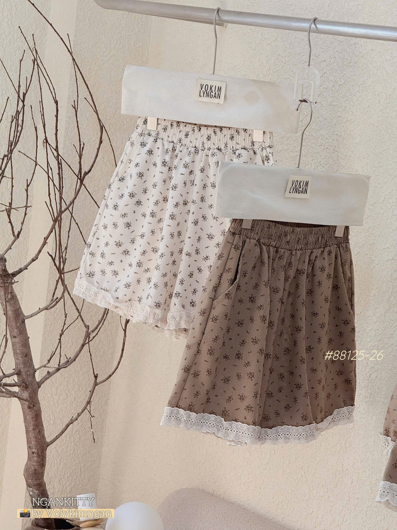 Set Mèo short hoa viền ren - Ảnh 8