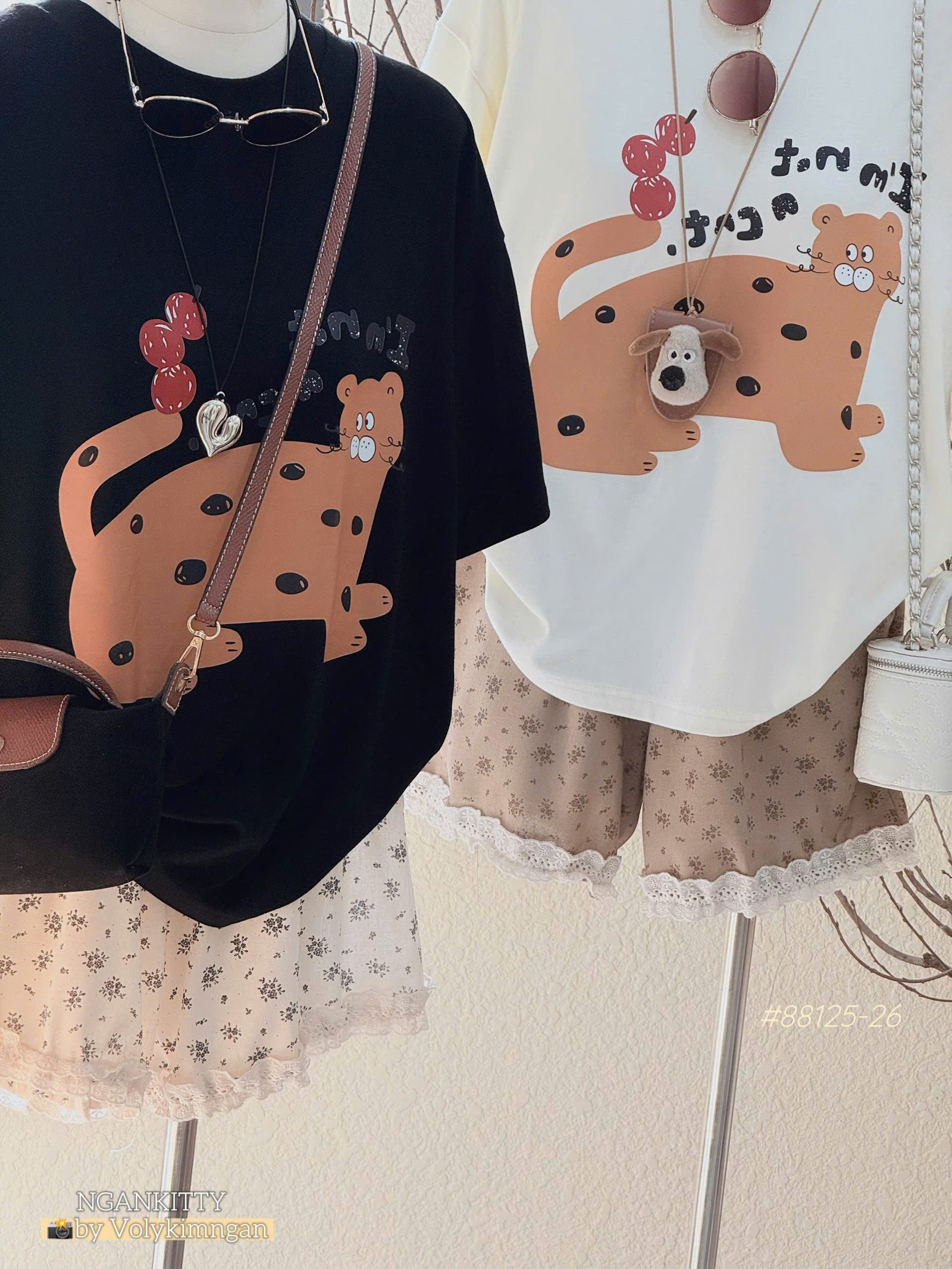 Set Mèo short hoa viền ren - Ảnh 4