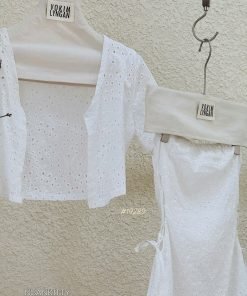 Alternative view of Set Đầm Ống Xô + Khoác