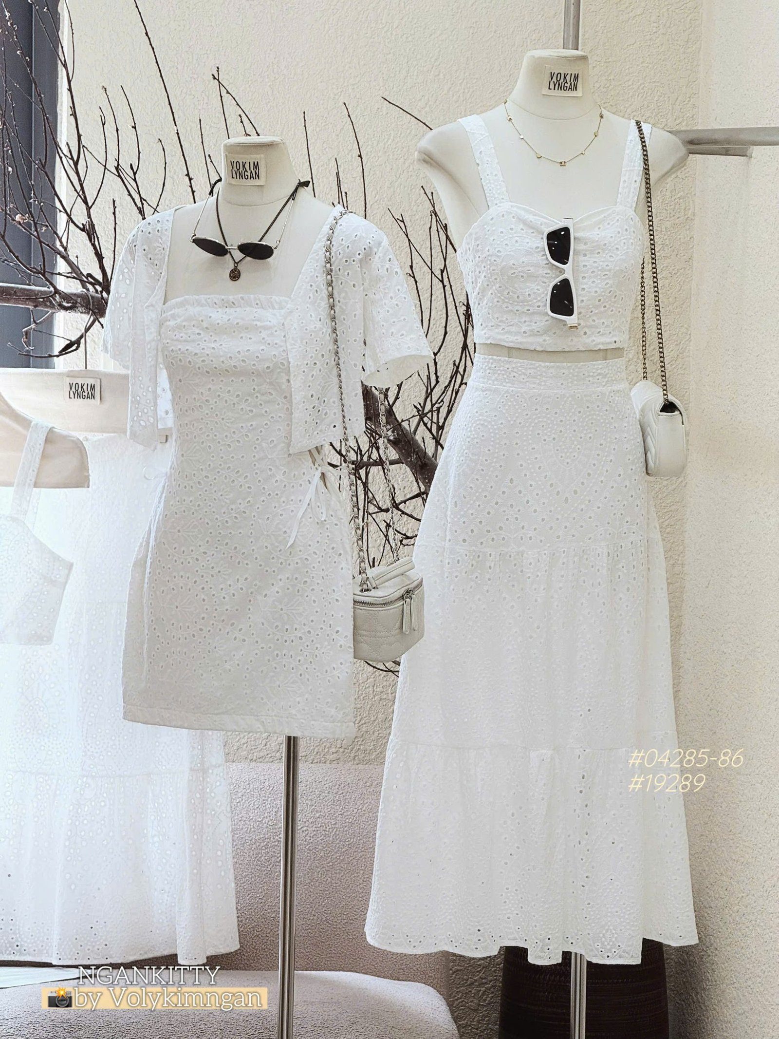 Set Đầm Ống Xô + Khoác - Ảnh 3