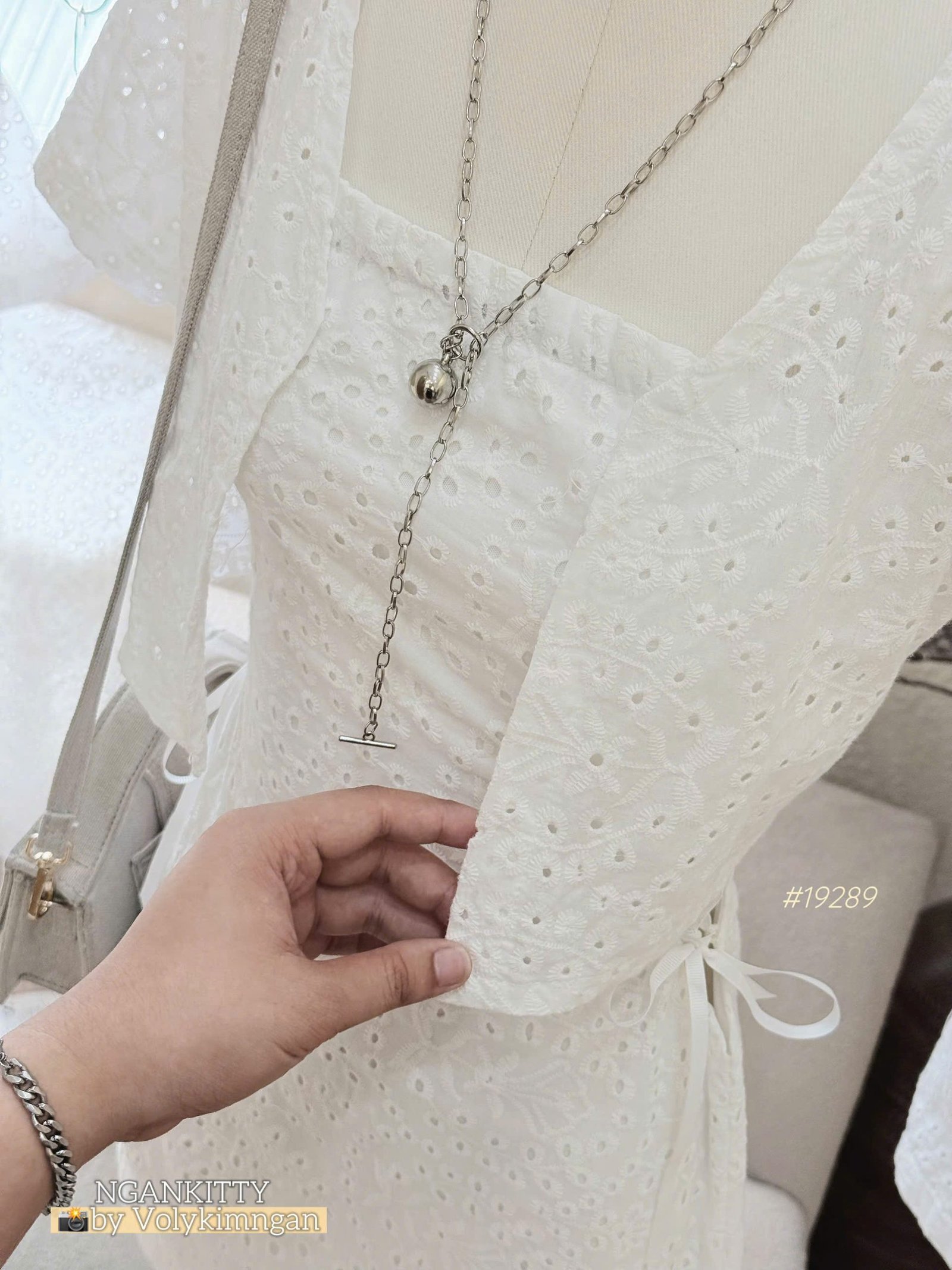 Set Đầm Ống Xô + Khoác - Ảnh 4