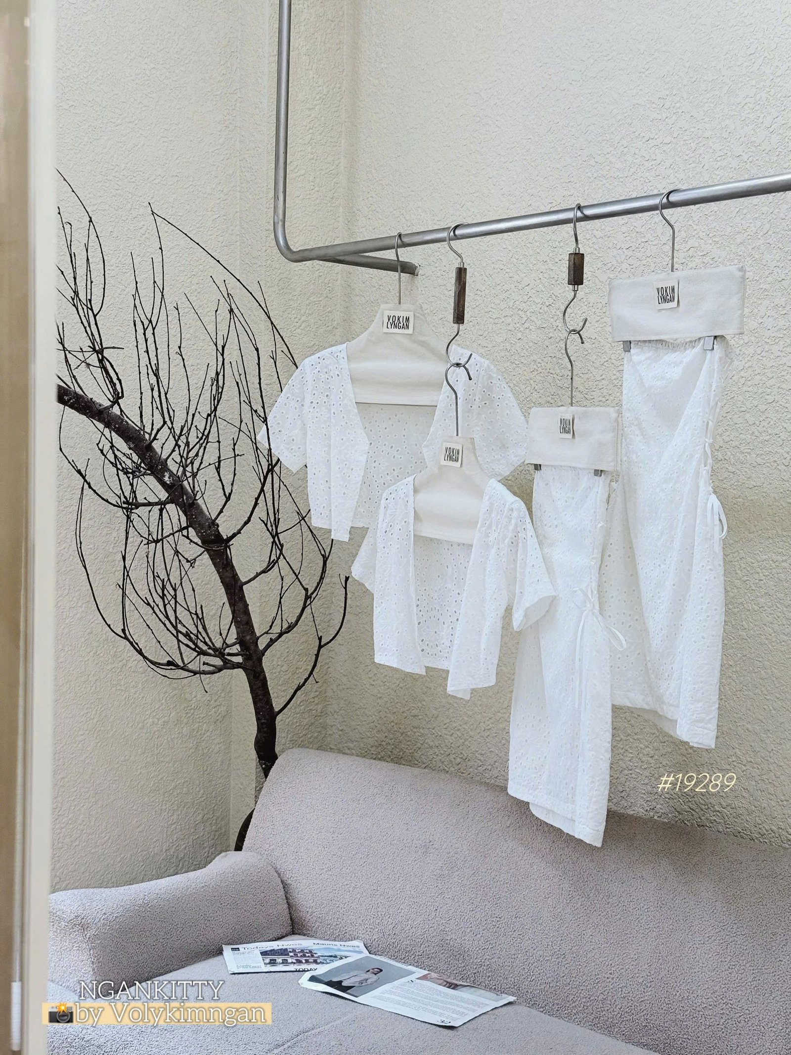 Set Đầm Ống Xô + Khoác