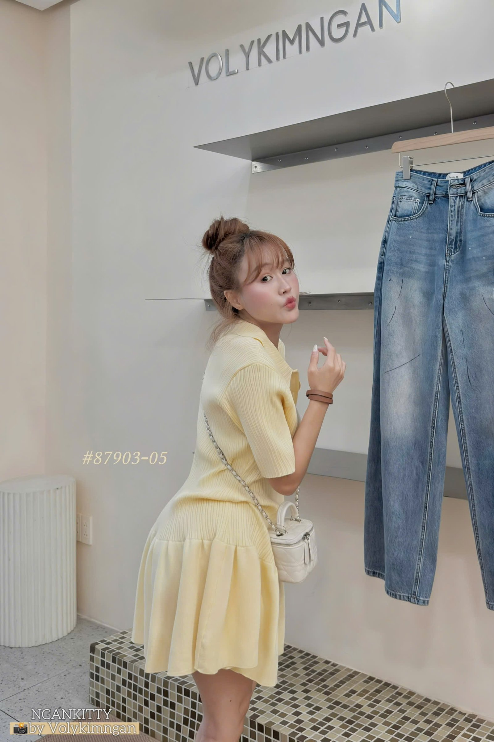 Váy montehi ngắn polo - Ảnh 9