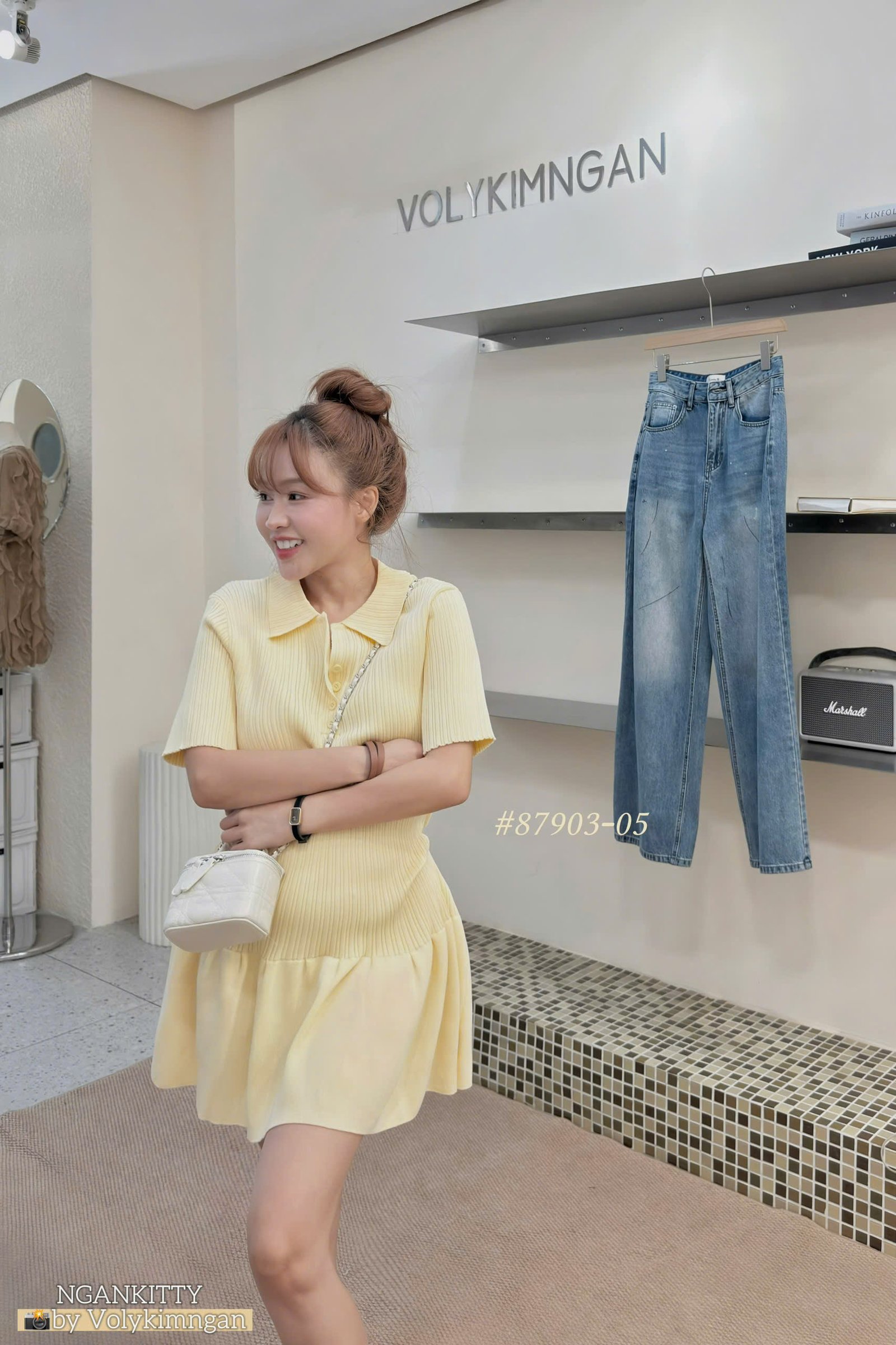 Váy montehi ngắn polo - Ảnh 10