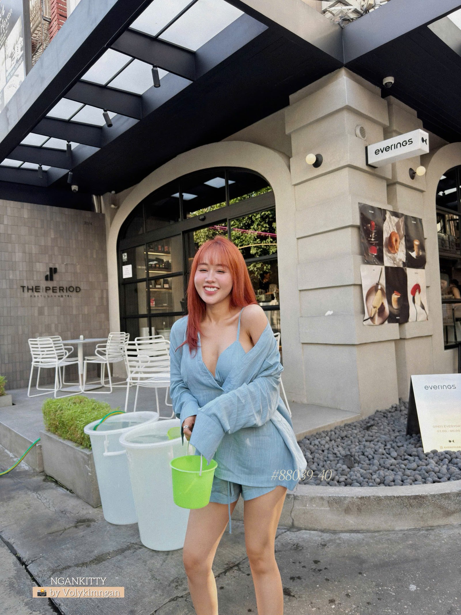 Set short xô cổ V kèm bra - Ảnh 3