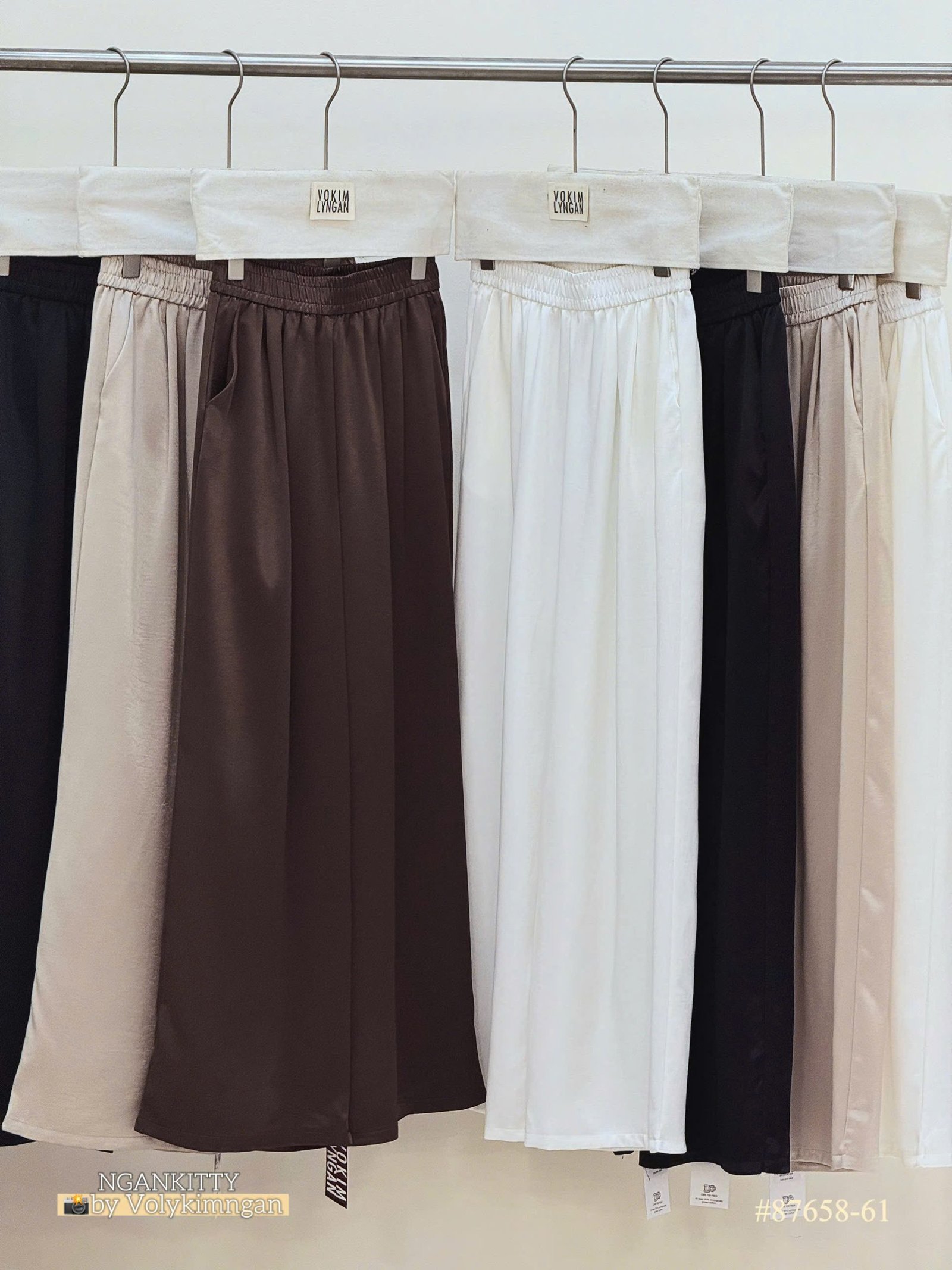 Quần lụa suông lưng chun - Ảnh 6