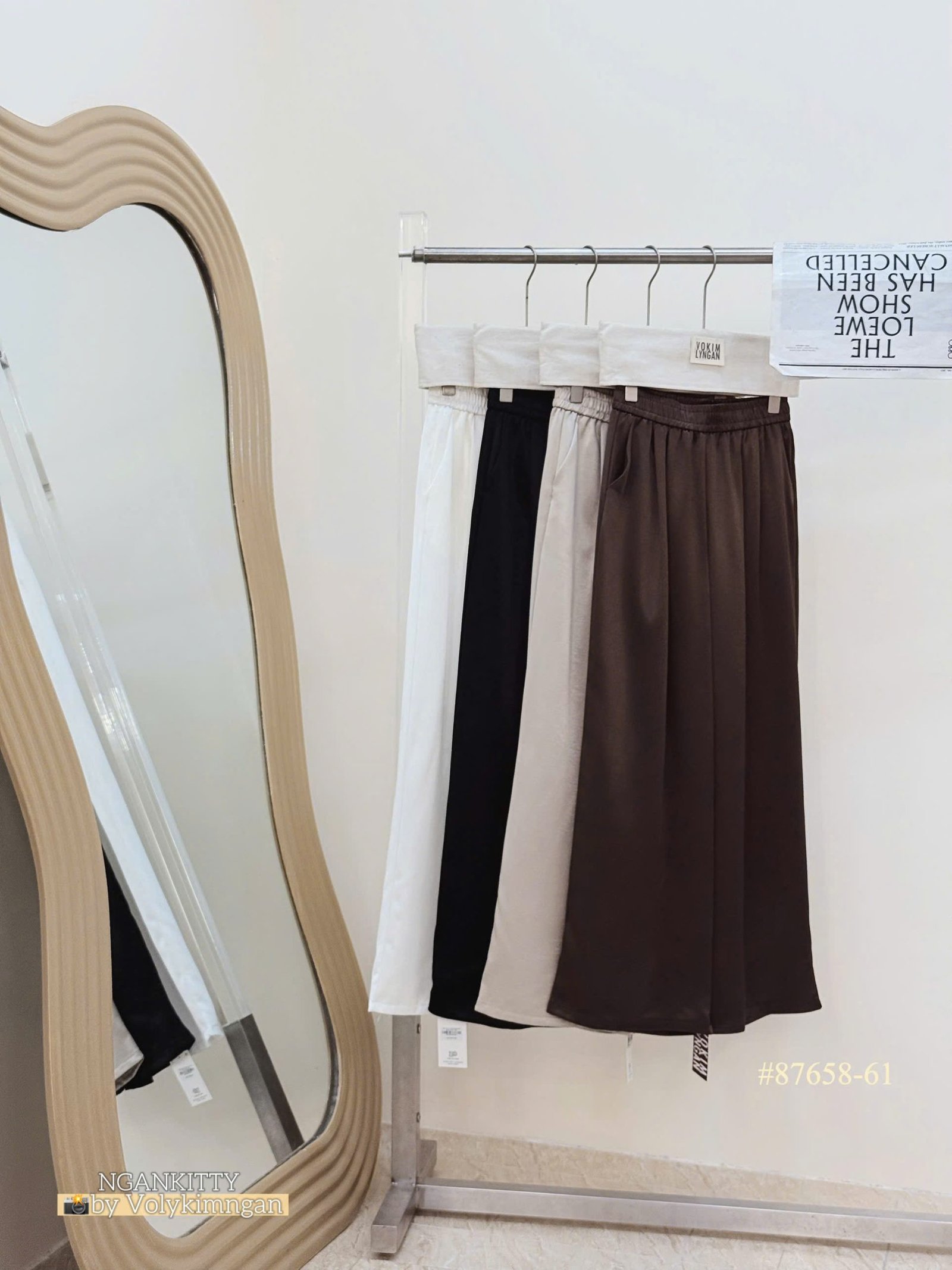 Quần lụa suông lưng chun - Ảnh 7