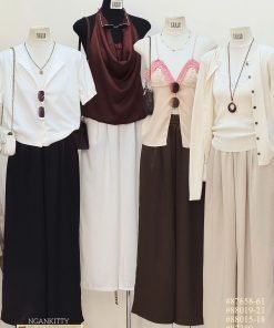 Quần lụa suông lưng chun