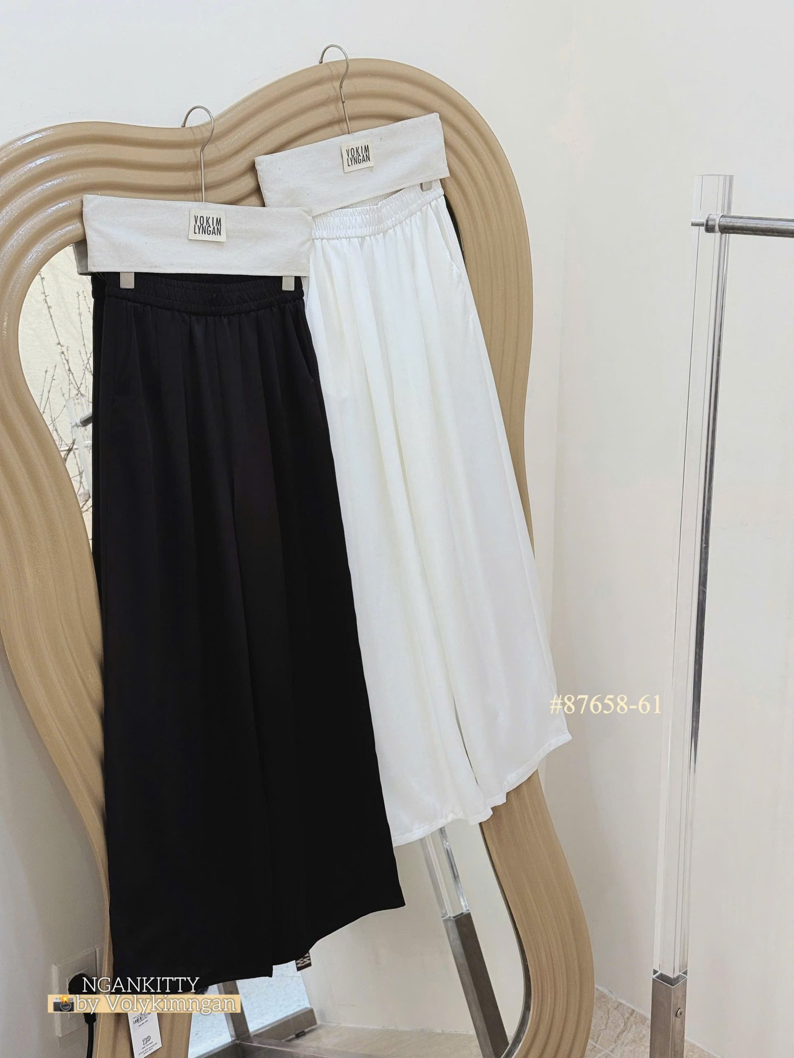 Quần lụa suông lưng chun - Ảnh 9