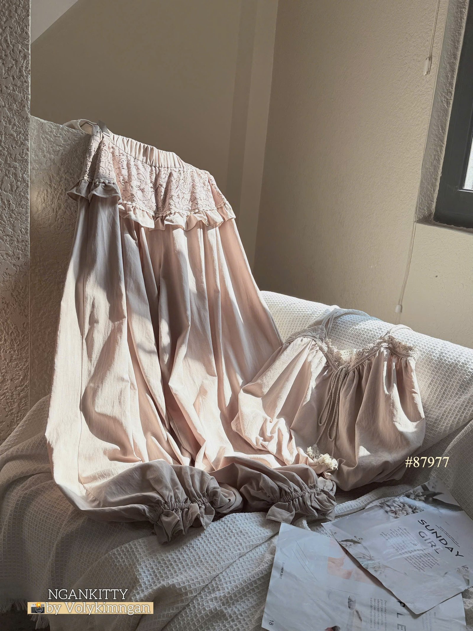 Set áo 2s bo ren quần Pom - Ảnh 7