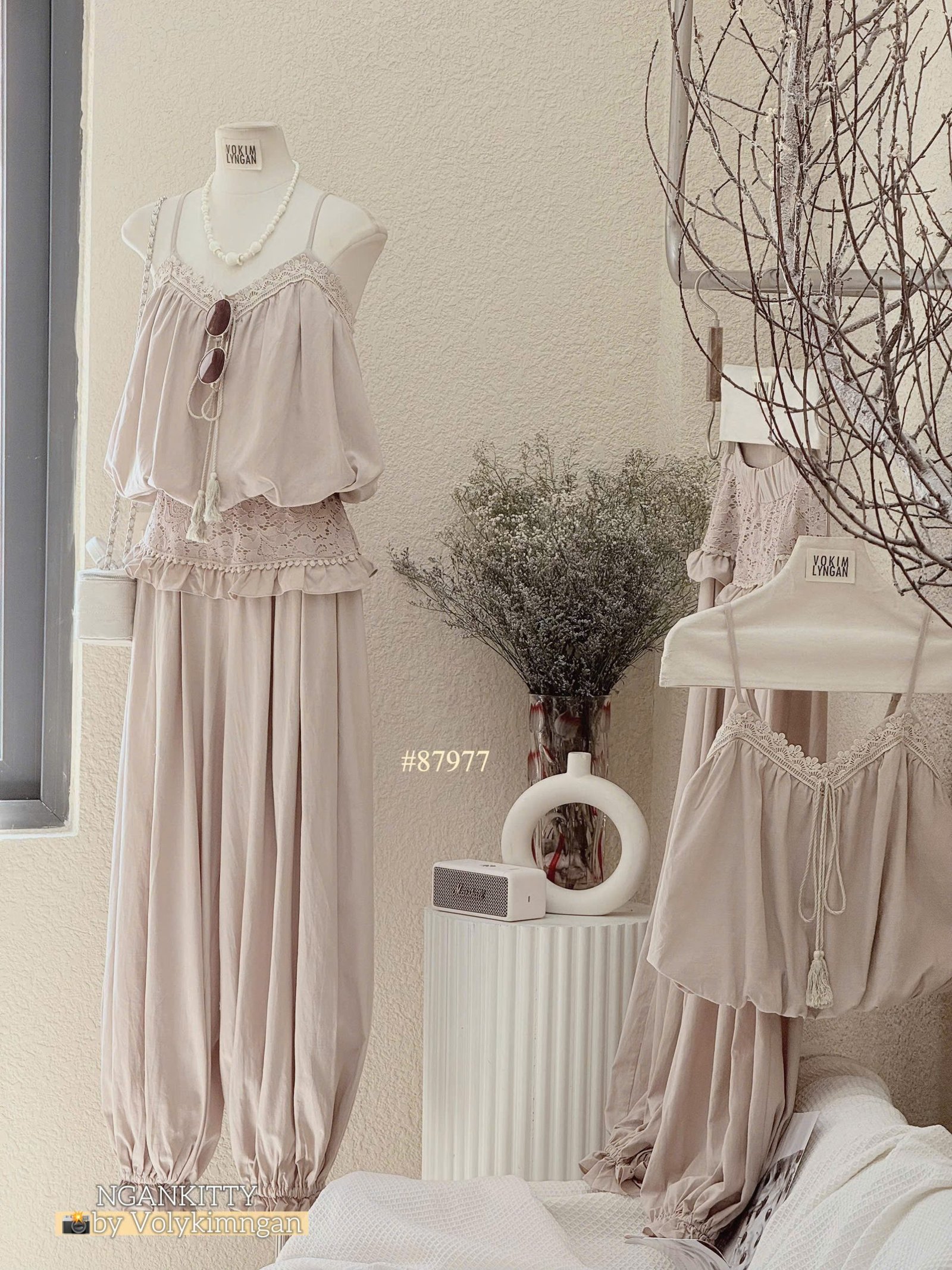 Set áo 2s bo ren quần Pom - Ảnh 12