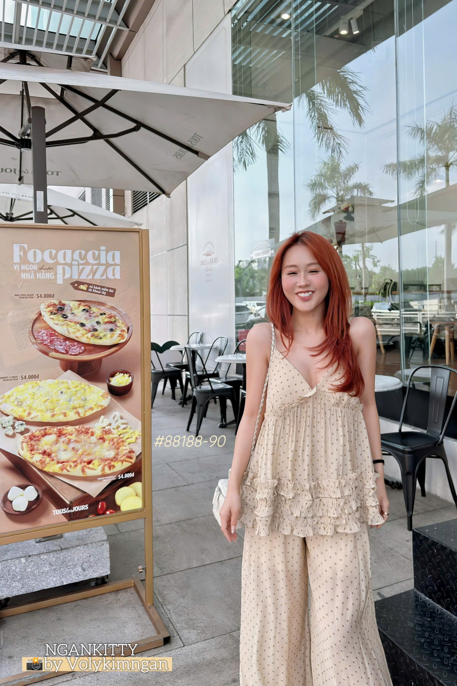 Set 2s chấm bi bèo tầng - Ảnh 8
