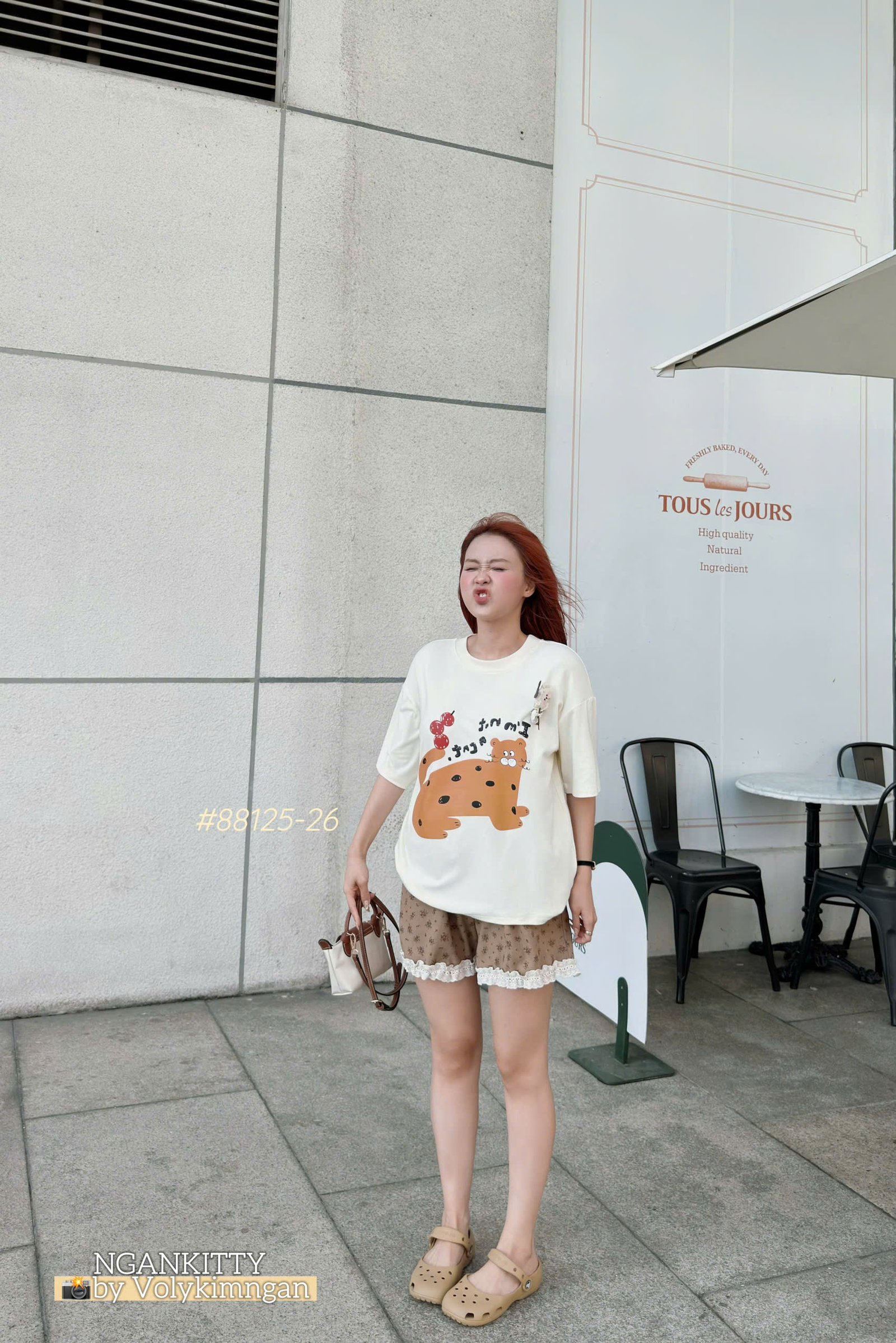 Set Mèo short hoa viền ren - Ảnh 8