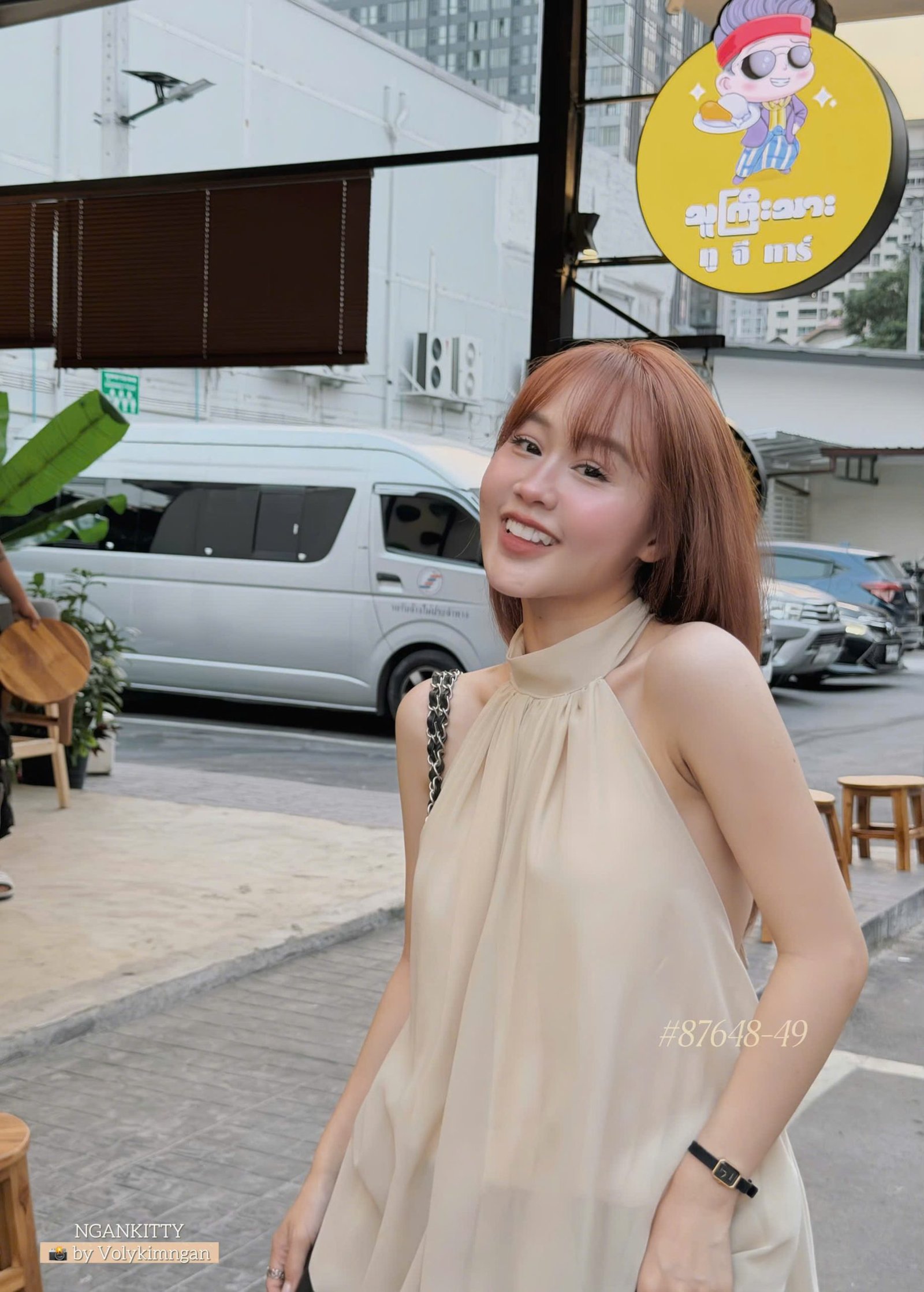 Váy voal tầng hở lưng - Ảnh 3