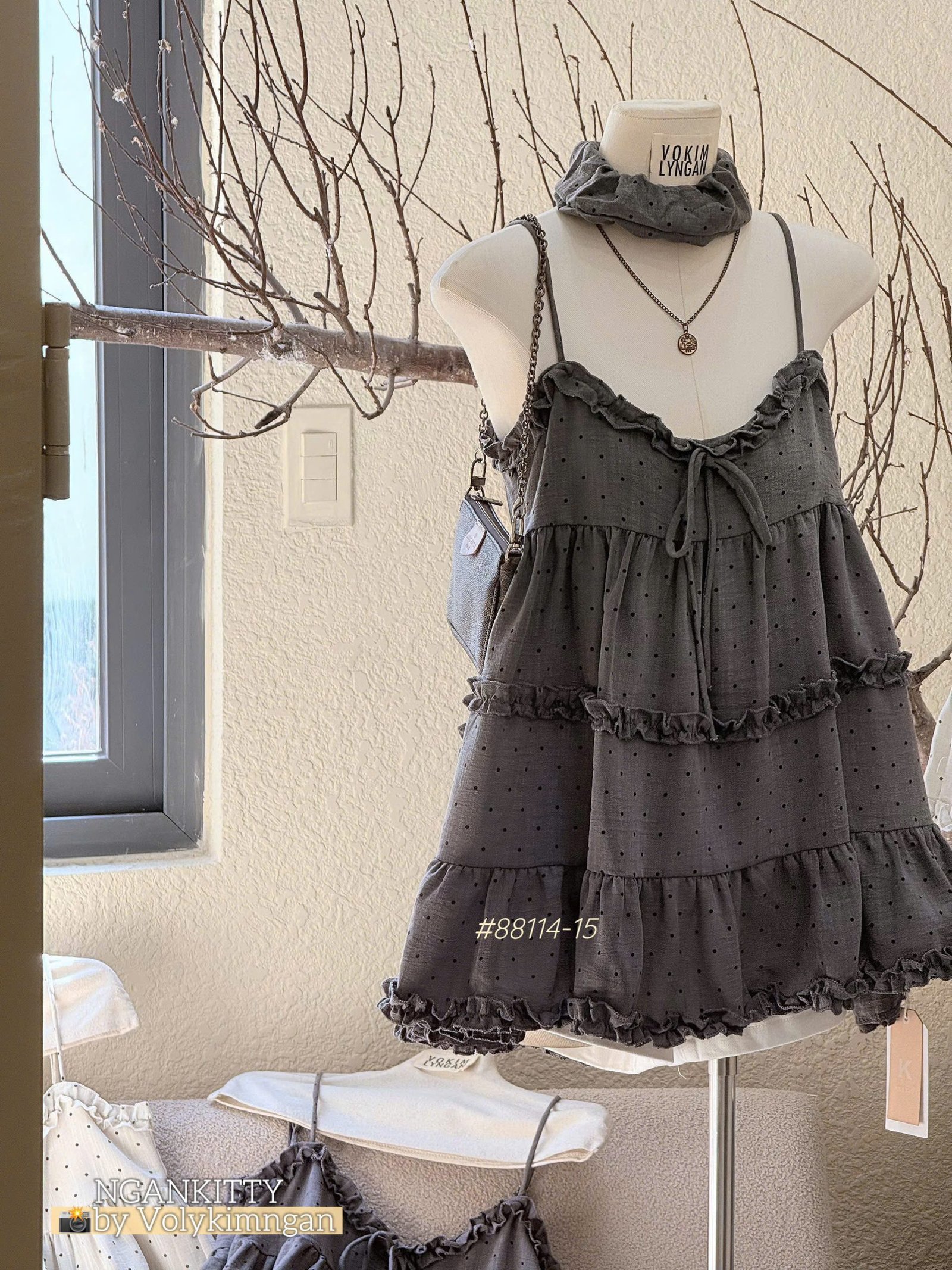 Áo 2s bi tầng viền bèo - Ảnh 4