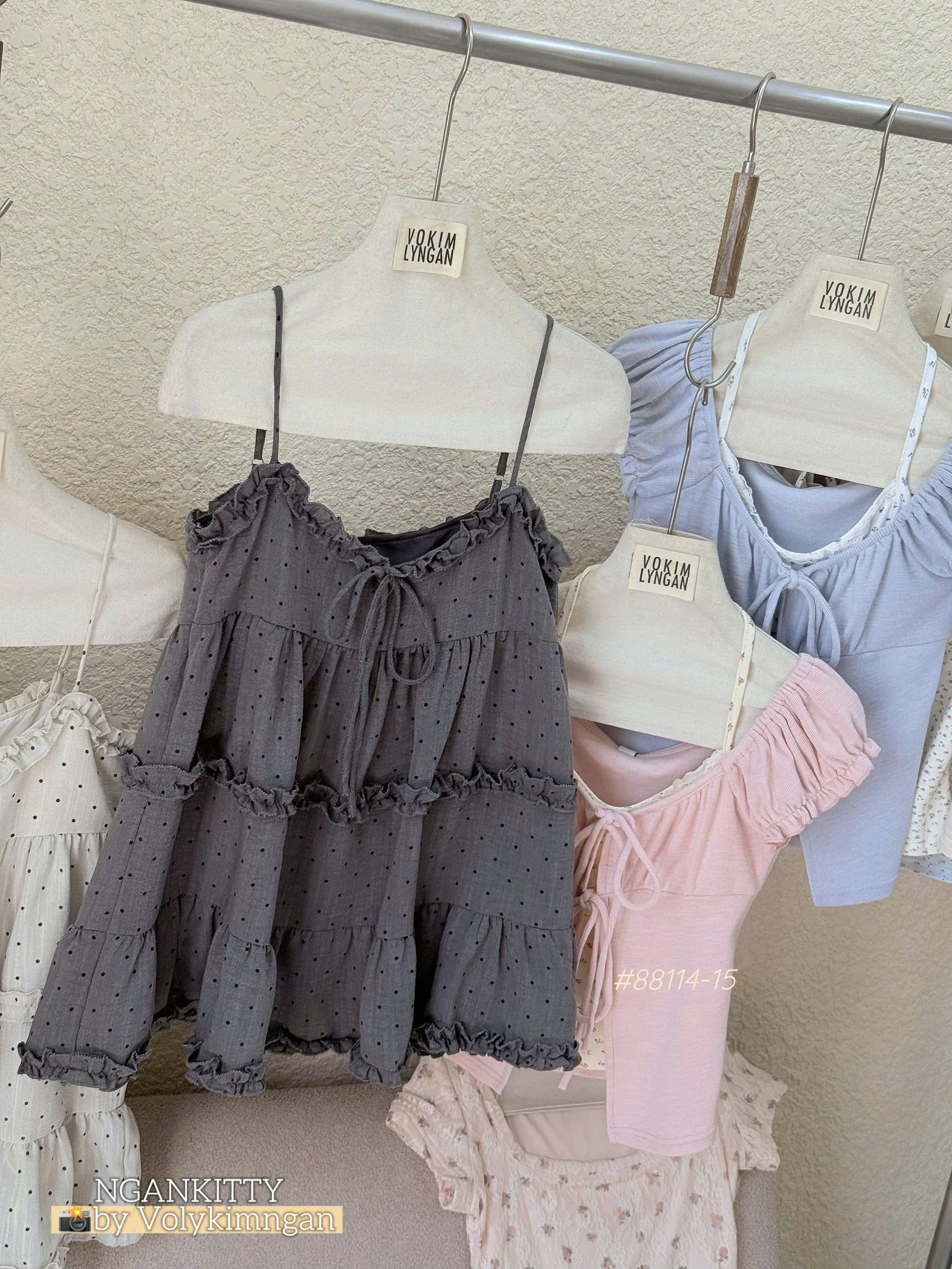 Áo 2s bi tầng viền bèo - Ảnh 11