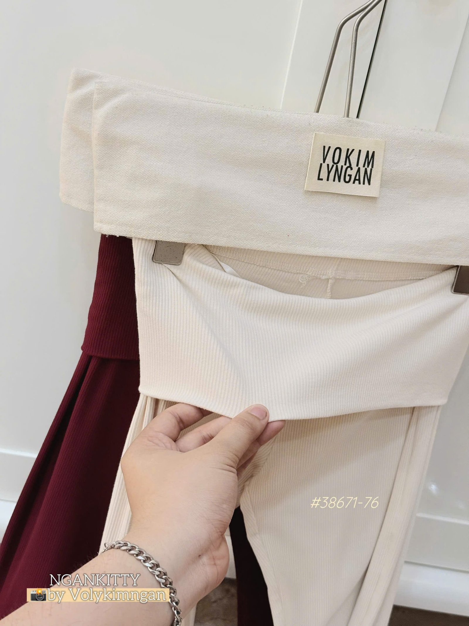 Quần legging loe lật lưng - Ảnh 12