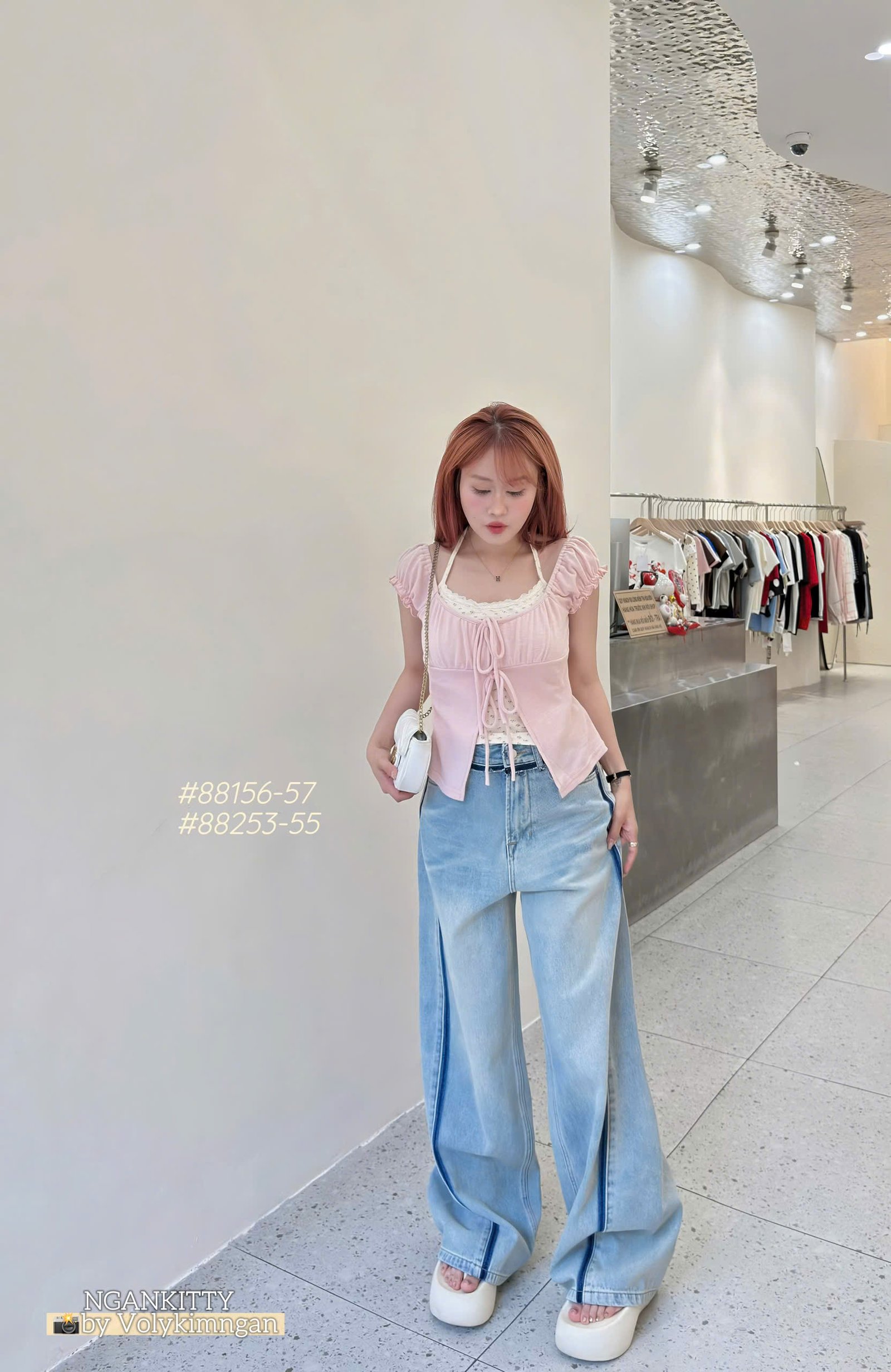 Áo 2s yếm hoa tay nhúng - Ảnh 14