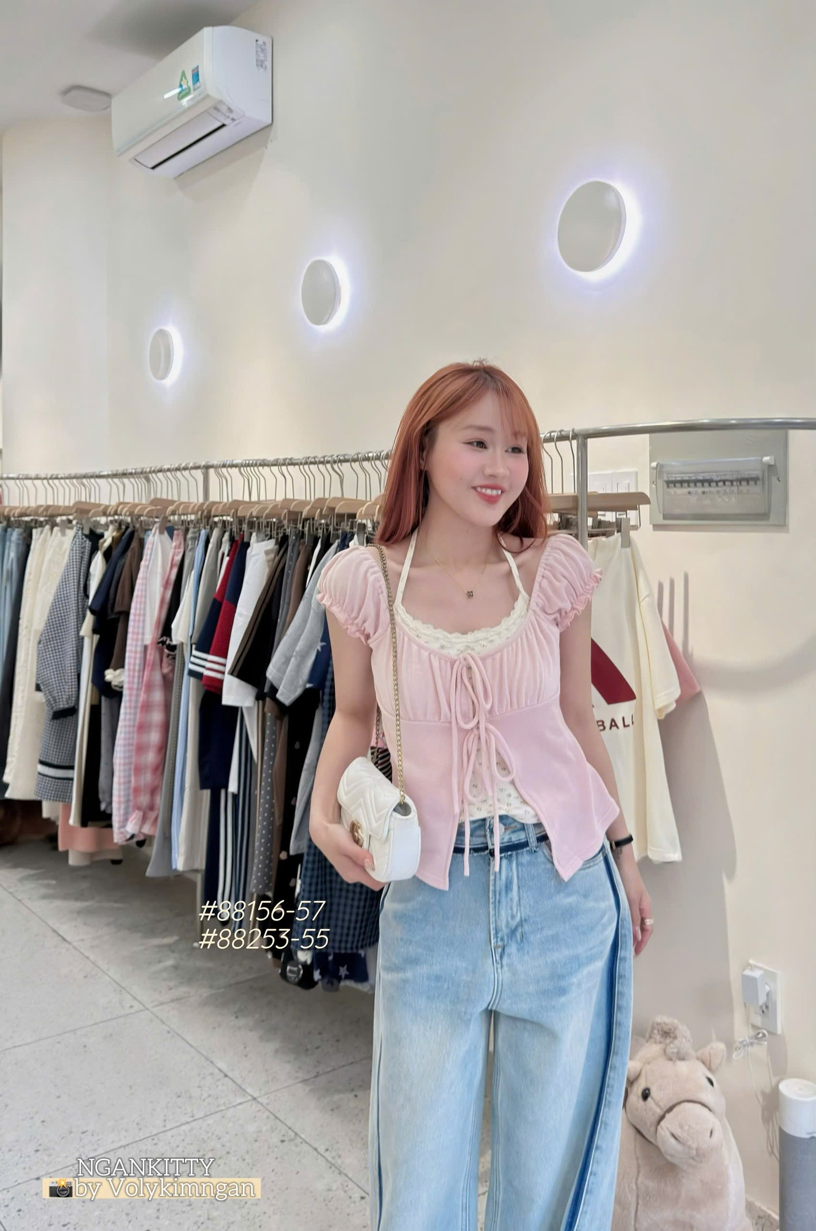 Áo 2s yếm hoa tay nhúng - Ảnh 19