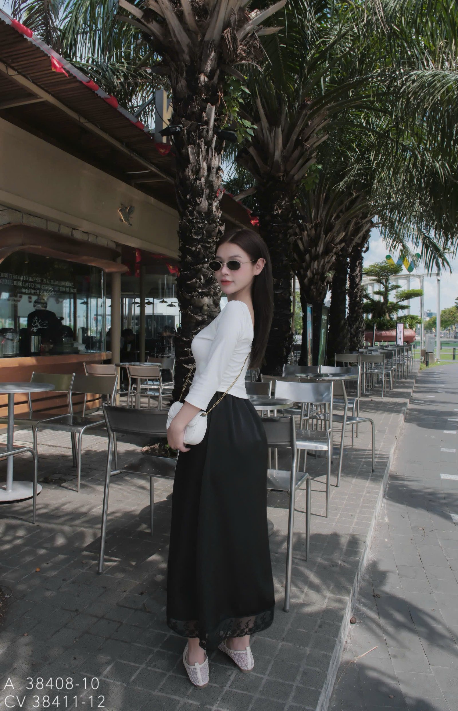 Áo td trơn lưng sâu - Ảnh 4
