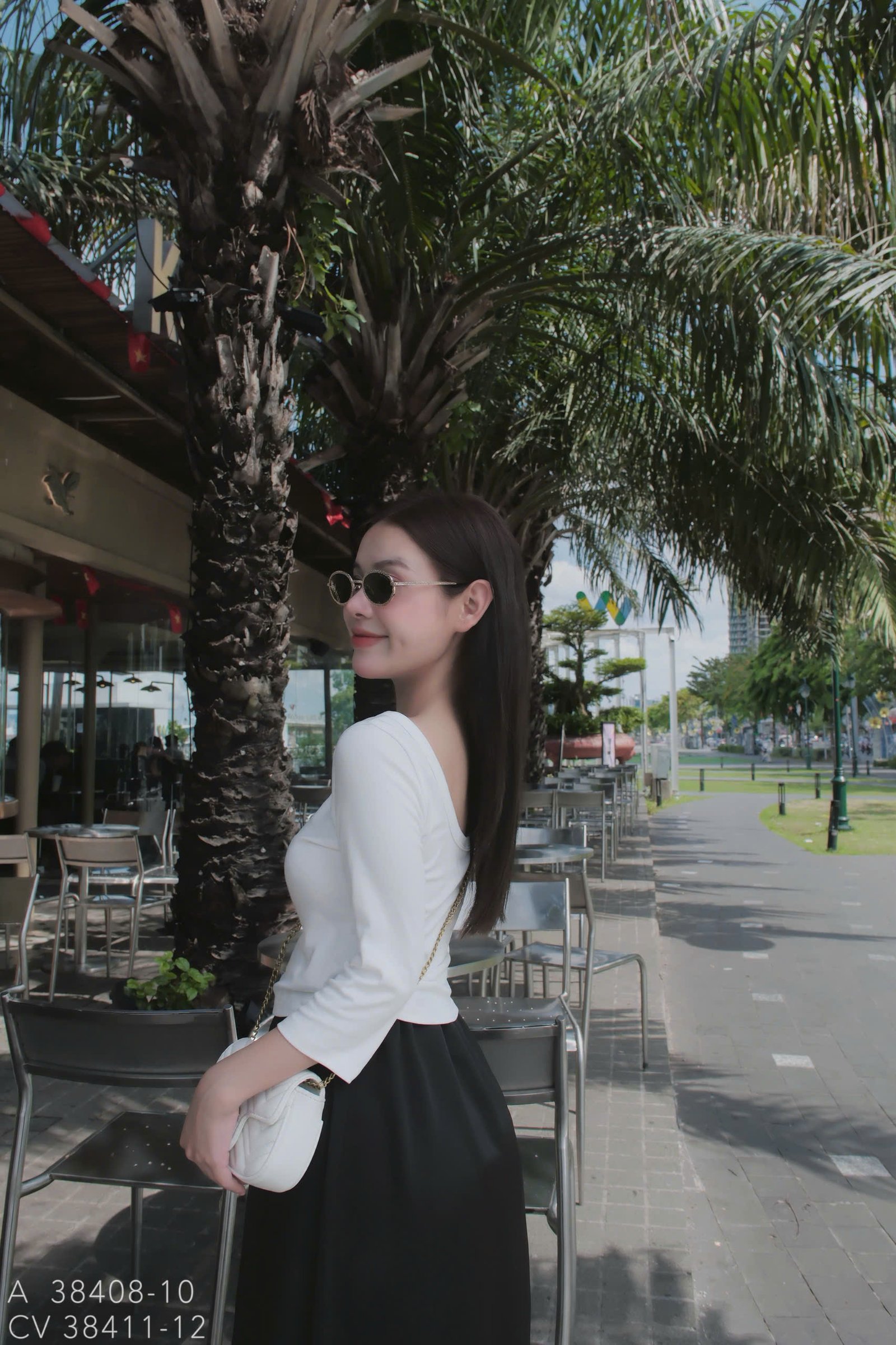 Áo td trơn lưng sâu - Ảnh 6