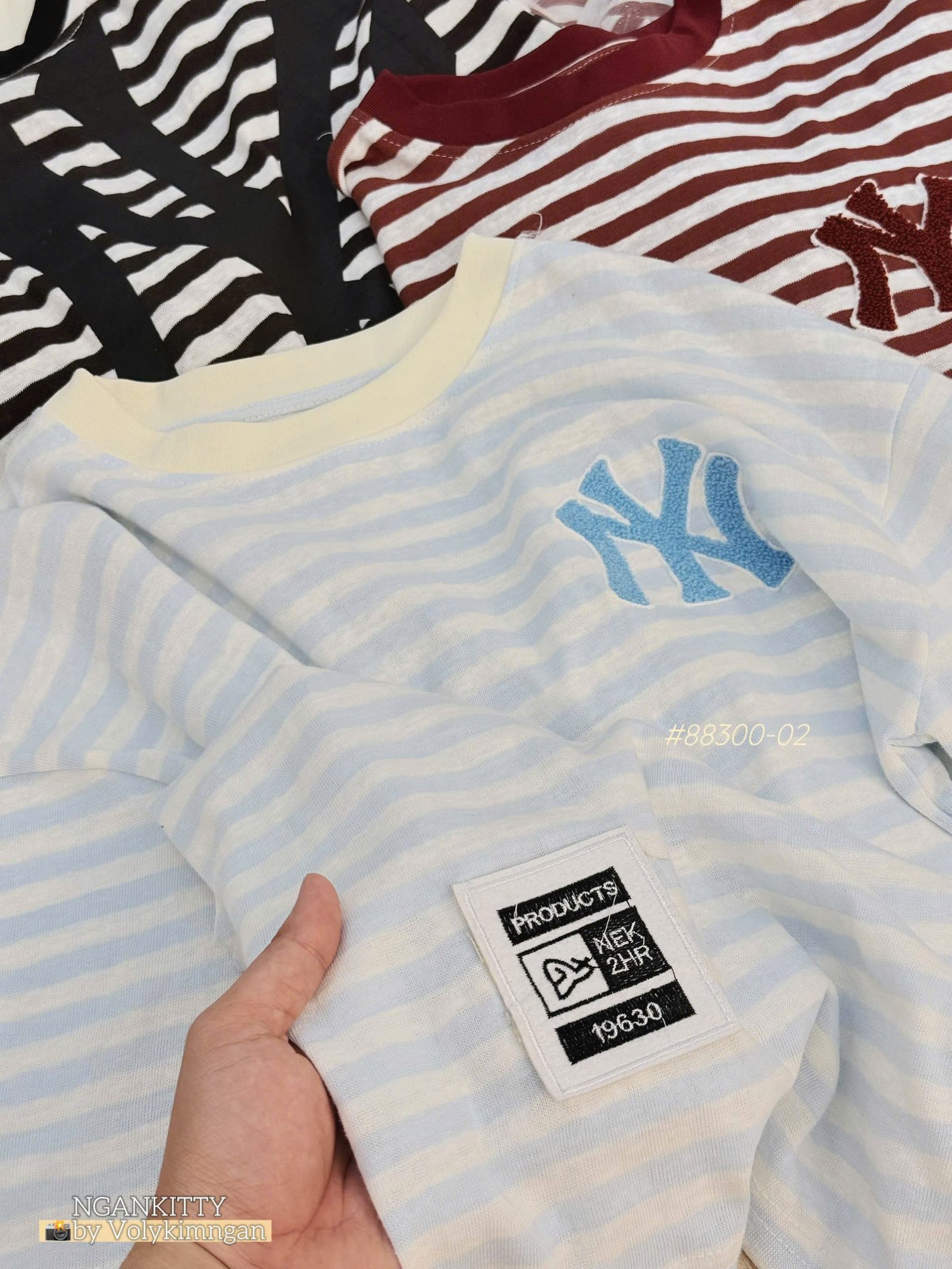 Set short sọc NY thêu xù - Ảnh 10