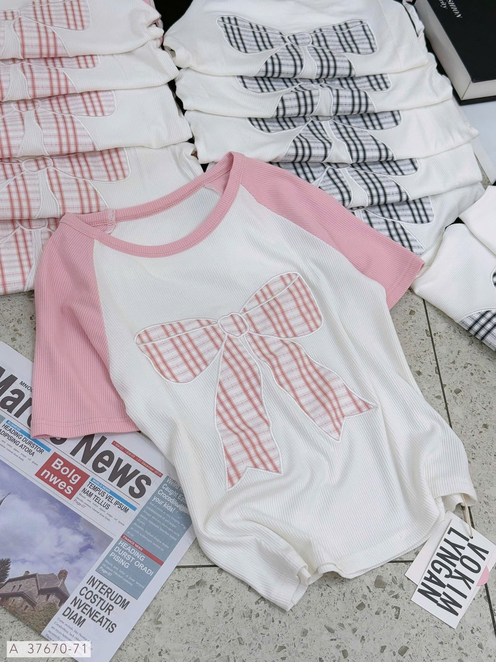 Áo tay graplang Nơ to - Ảnh 9