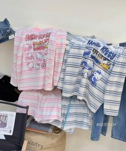 Alternative view of Set short sọc Hellokitty tàu hoả