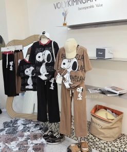 Set chó Snoopy suông viền