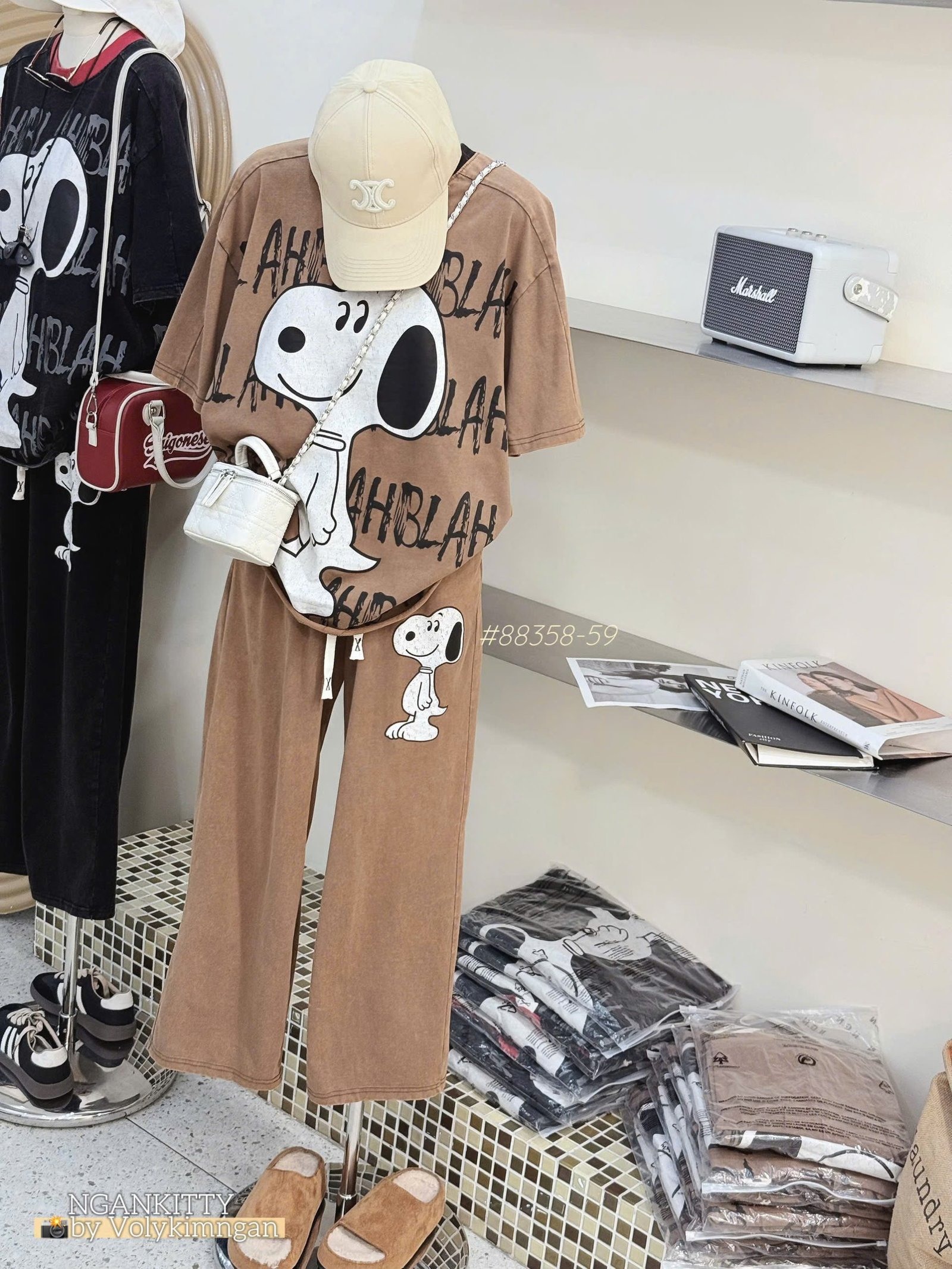 Set chó Snoopy suông viền - Ảnh 9