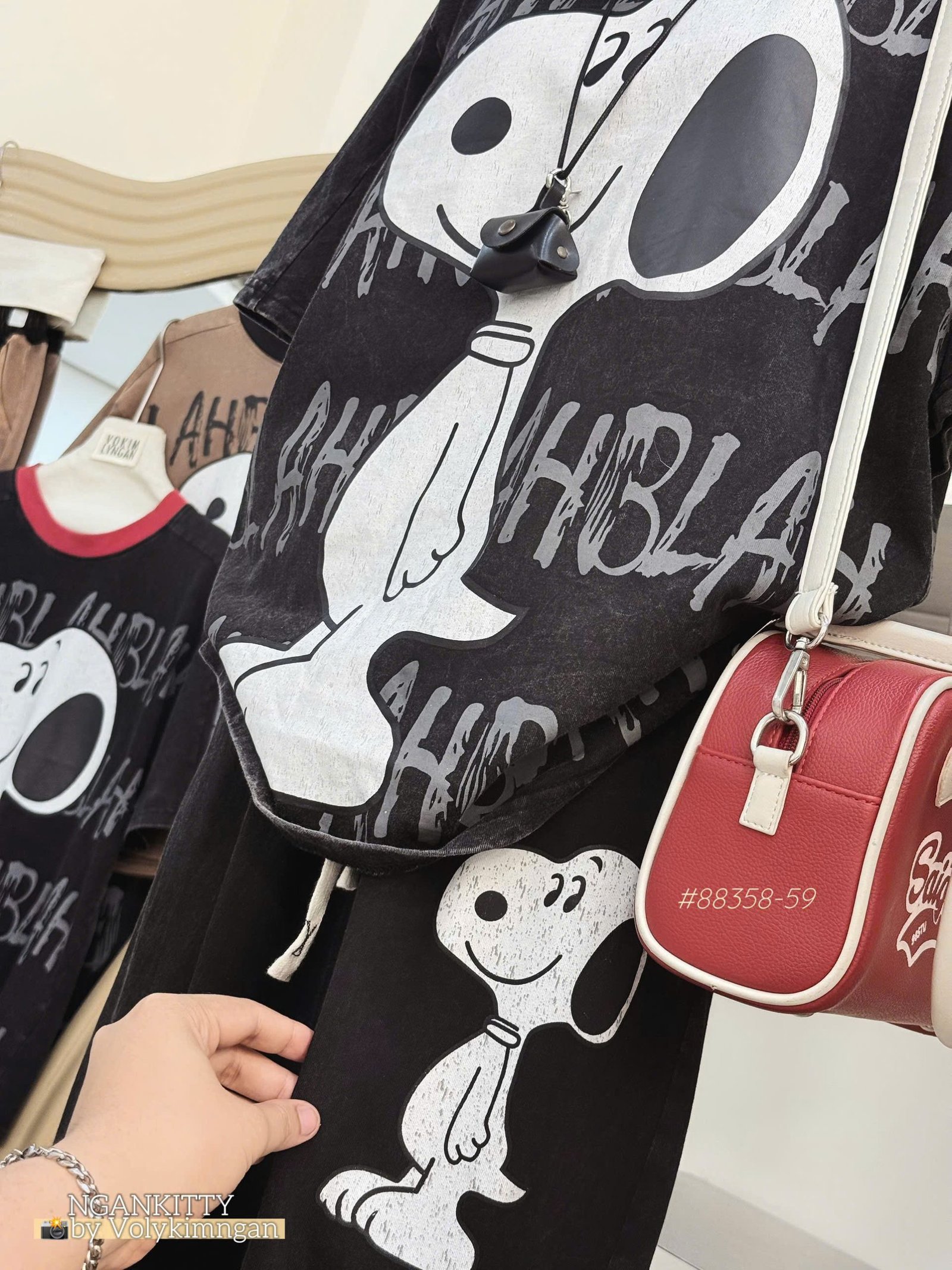 Set chó Snoopy suông viền - Ảnh 6