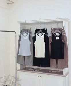 Set sn viền quần suông