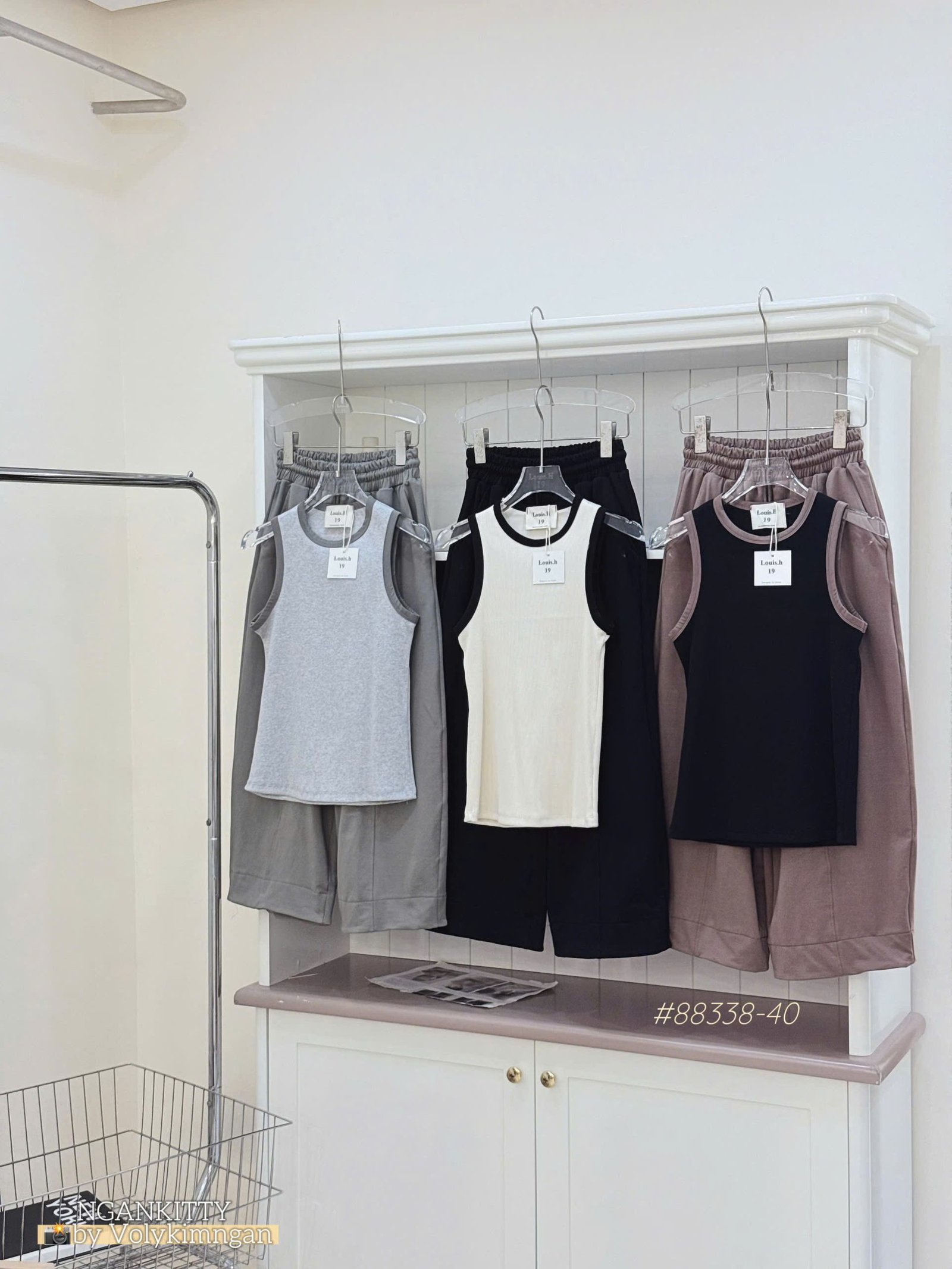 Set sn viền quần suông