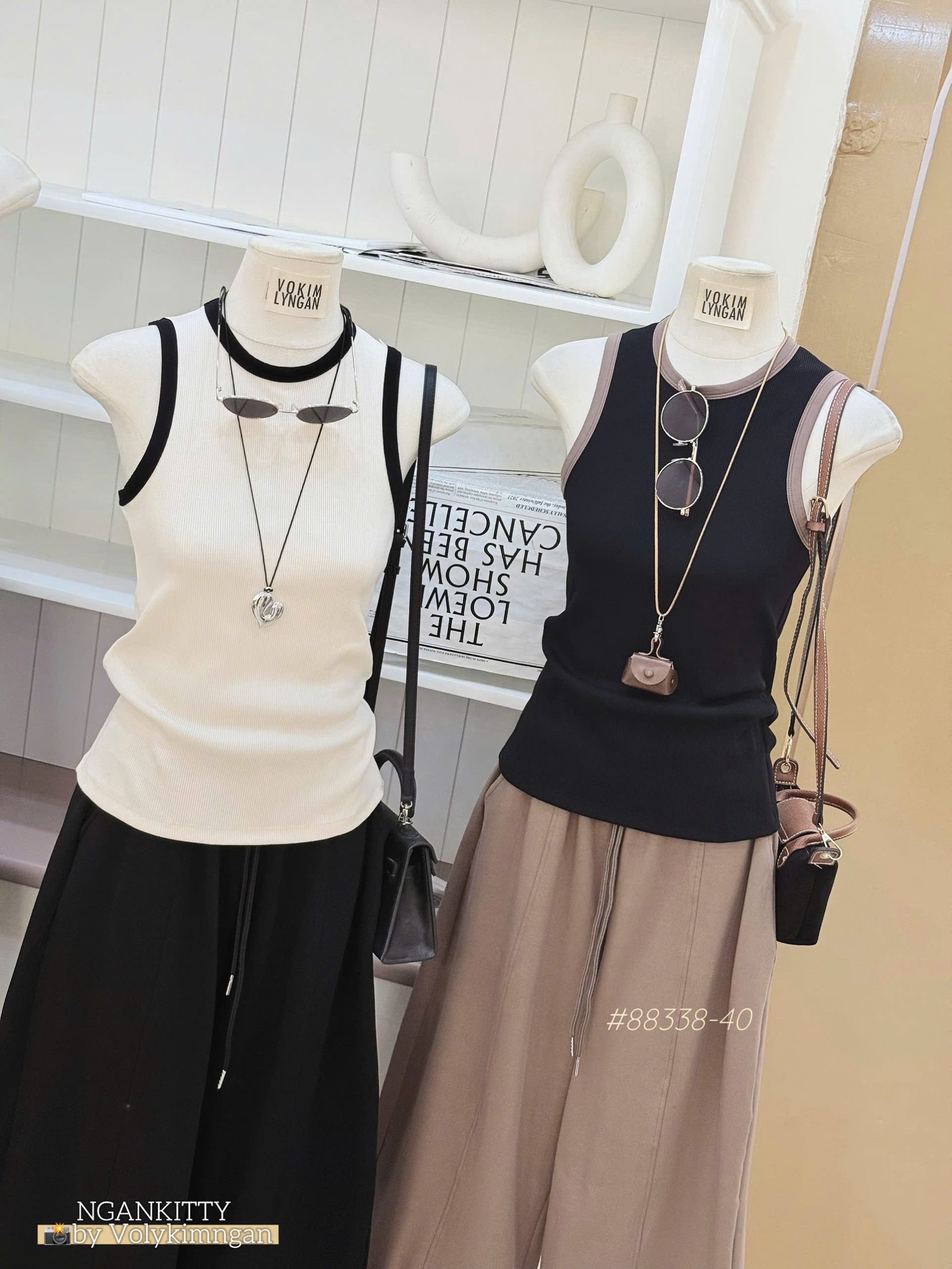 Set sn viền quần suông - Ảnh 4