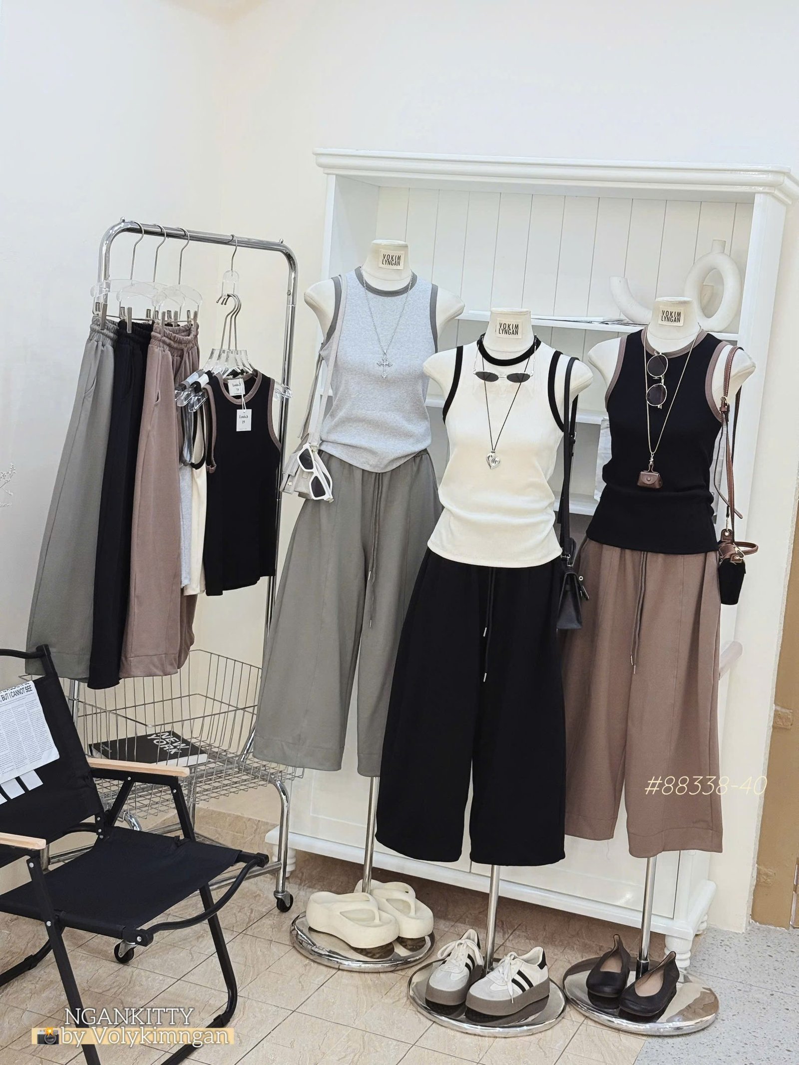 Set sn viền quần suông - Ảnh 2