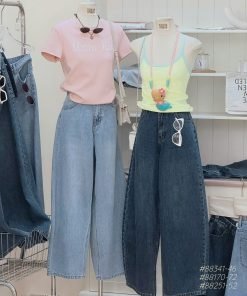 Quần jean baggy ngố túi kiểu