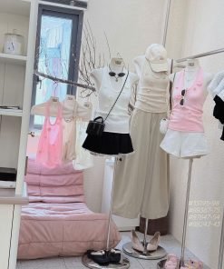Áo yếm montergi hoa nổi Louis.H